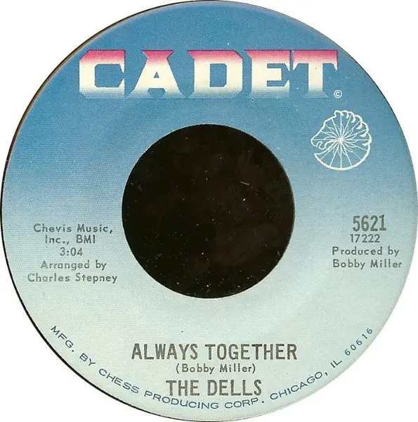 THE DELLS - Always Together - 7inch x 1