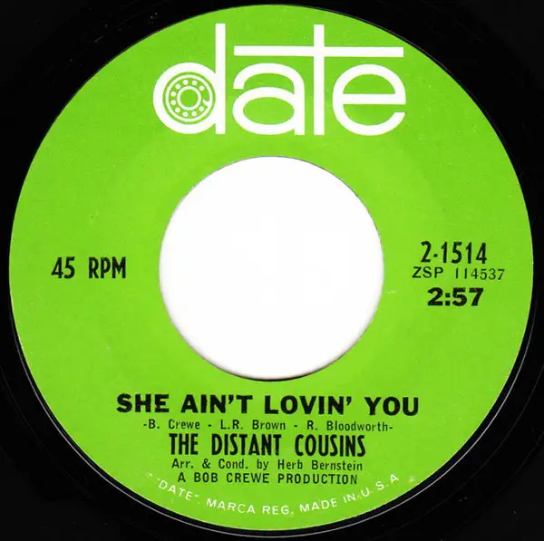 THE DISTANT COUSINS - She Ain't Lovin' You / Here Today, Gone Tomorrow - 7inch x 1