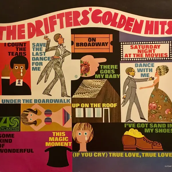 THE DRIFTERS - The Drifters' Golden Hits - Disque 33T