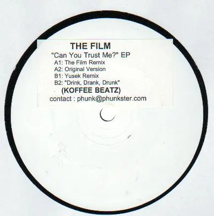THE FILM - Can You Trust Me? Ep (WHITE LABEL) - Disque Maxi x 1