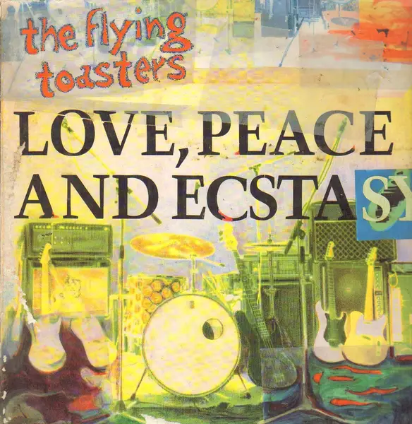 THE FLYING TOASTERS - Love, Peace And Ecstasy (GREEN MARBLED TRANSPARENT / INCL INSERT) - Disque 33T