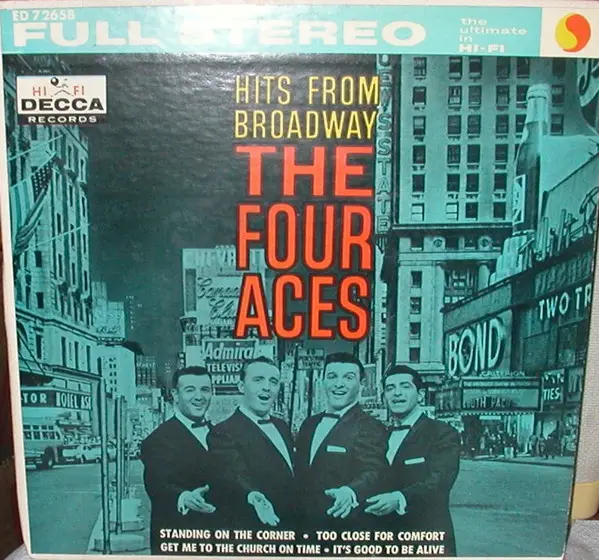 THE FOUR ACES - Hits From Broadway (EP) - 7inch x 1