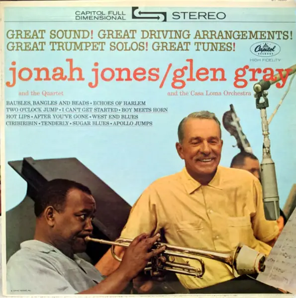 THE JONAH JONES QUARTET / GLEN GRAY & THE CASA LOMA ORCHESTRA - Jonah Jones And The Quartet / Glen Gray And The Casa Loma Orchestra - Disque 33T