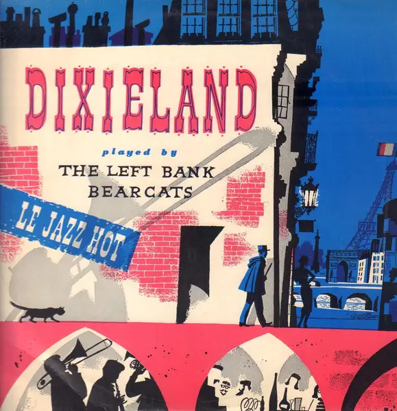 THE LEFT BANK BEARCATS - Dixieland - LP