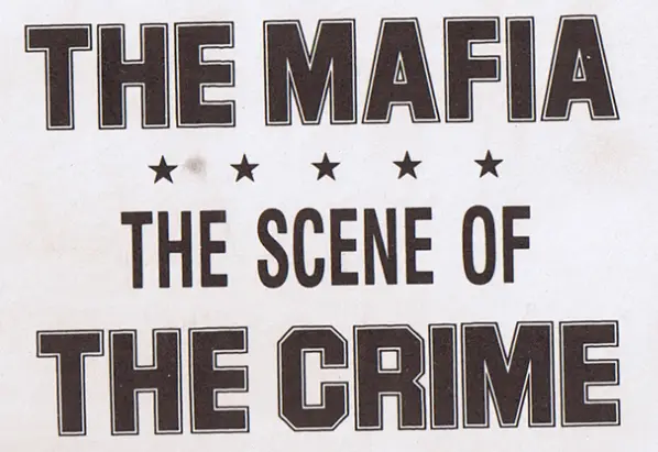 THE MAFIA - (The Scene Of) The Crime - Disque Maxi 45T