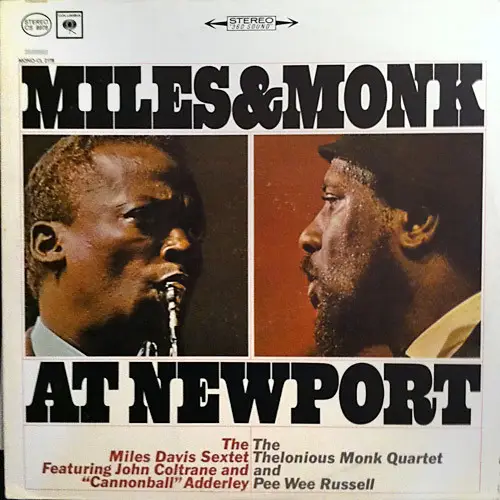 THE MILES DAVIS SEXTET & THE THELONIOUS MONK QUARTET - Miles & Monk At Newport - Disque 33T