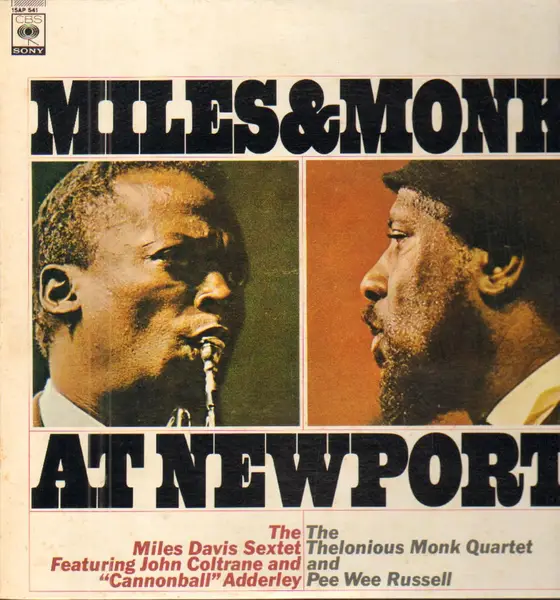 THE MILES DAVIS SEXTET & THE THELONIOUS MONK QUARTET - Miles & Monk At Newport - Disque 33T
