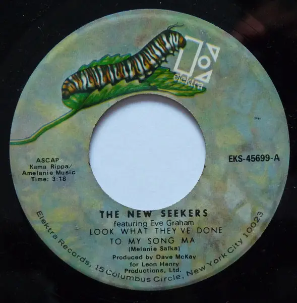 THE NEW SEEKERS - Look What They've Done To My Song Ma - 7inch x 1