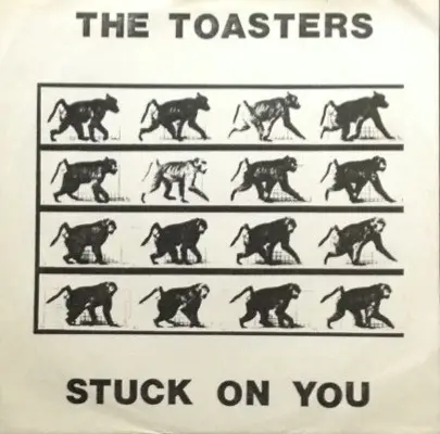 THE TOASTERS - Stuck On You (FOLDOVER PAPER COVER) - Disque 45T x 1