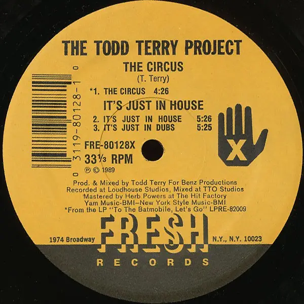 THE TODD TERRY PROJECT - The Circus / Weekend - Disque Maxi x 1