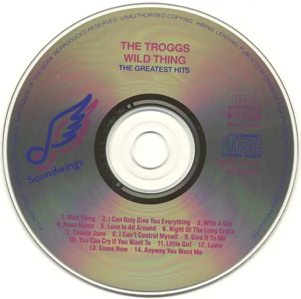 The Troggs Wild Thing (The Greatest Hits)