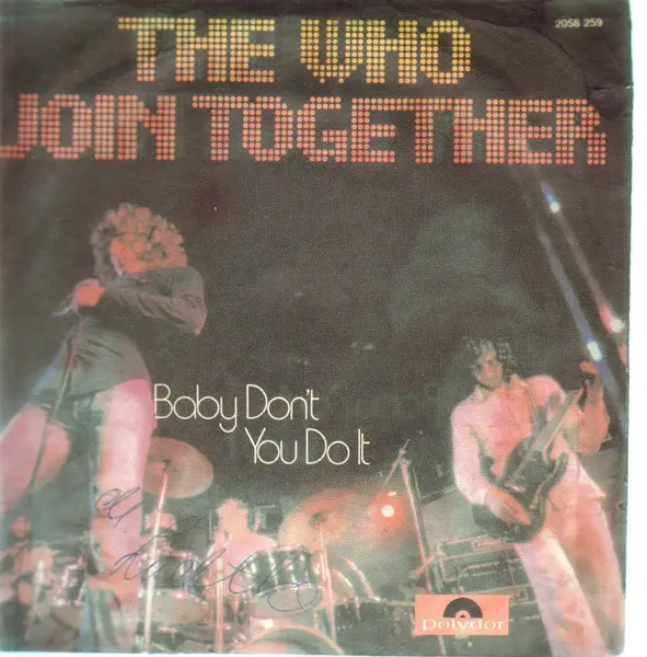 the who join together (silver injection label w/ sleeve)