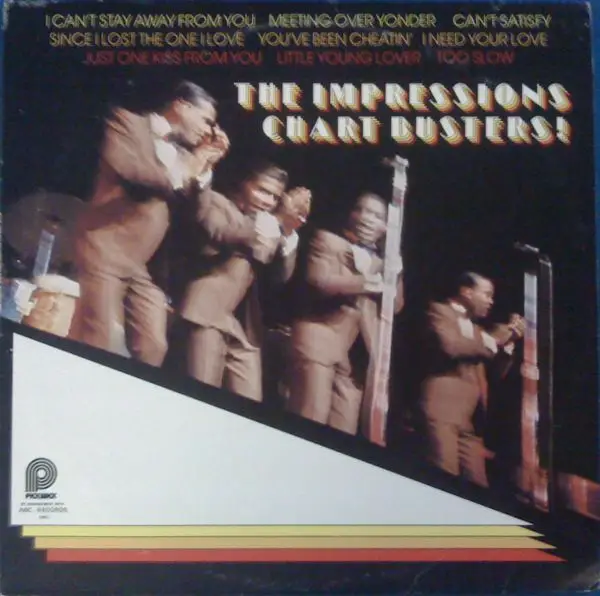THE IMPRESSIONS - Chart Busters! - Disque 33T