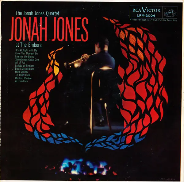 THE JONAH JONES QUARTET - Jonah Jones At The Embers (MONO) - Disque 33T