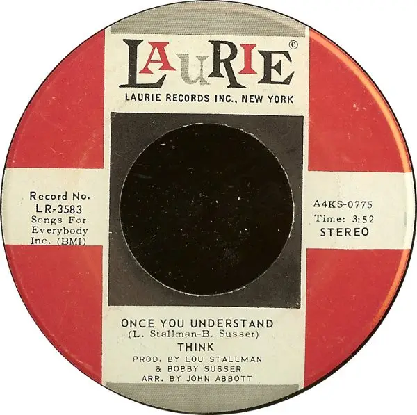 THINK (2) - Once You Understand - Disque 45T x 1