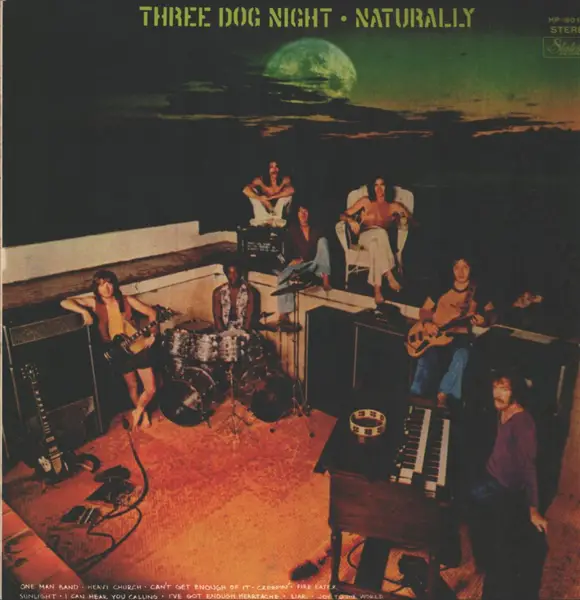 THREE DOG NIGHT - Naturally (RED+INSERT) - Disque 33T