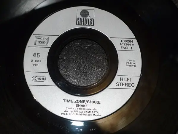 TIME ZONE - Shake - 7inch x 1