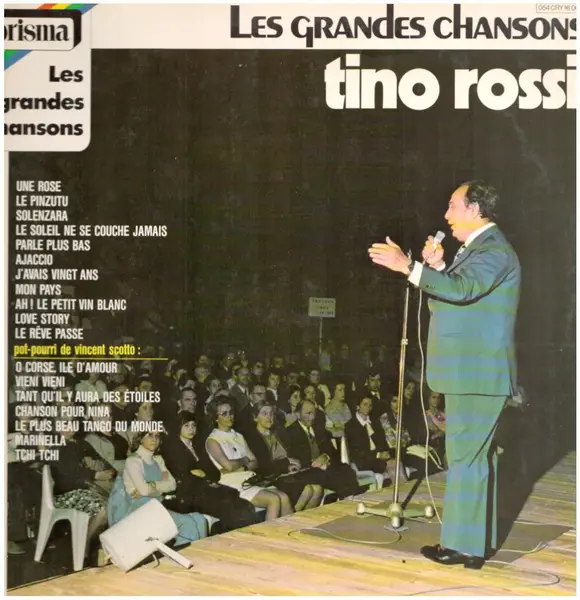 TINO ROSSI - Les Grandes Chansons - Disque 33T