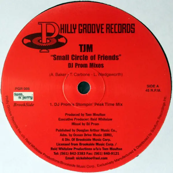 TJM - Small Circle Of Friends (DJ Prom Mixes) - Disque Maxi x 1