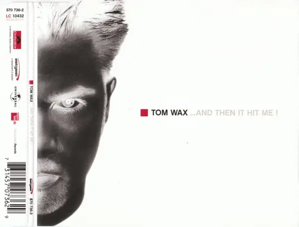 TOM WAX - ...and Then It Hit Me! (PROMO) - CD single