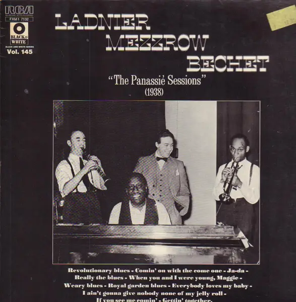TOMMY LADNIER , MEZZ MEZZROW , SIDNEY BECHET - 'The Panassié Sessions' (1938) - LP