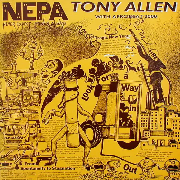 TONY ALLEN & AFROBEAT 2000 - N.E.P.A. (Never Expect Power Always) - 12 inch x 1