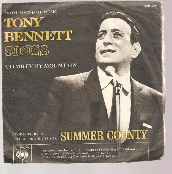 TONY BENNETT / DORIS DAY - Climb Ev'ry Mountain' / Do Re Mi - Disque 45T x 1