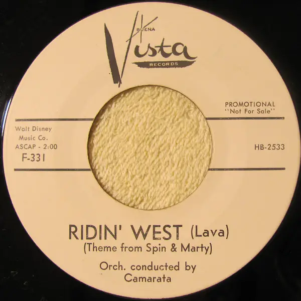 TOOTS CAMARATA AND HIS ORCHESTRA - Ridin' West / Trudie - 7inch x 1