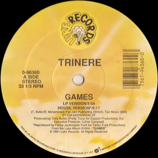 TRINERE - Games / No Matter What The Weather - Disque Maxi x 1