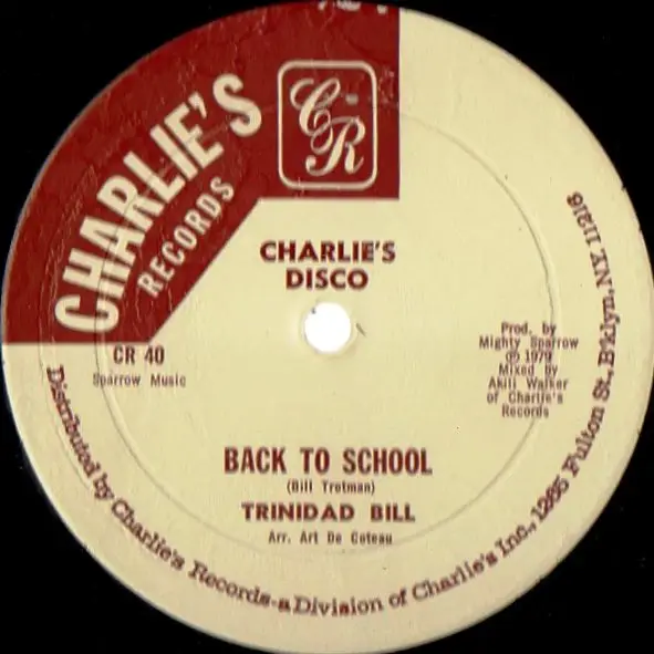 TRINIDAD BILL - Back To School / Carnival Bacchanal - Disque Maxi 45T