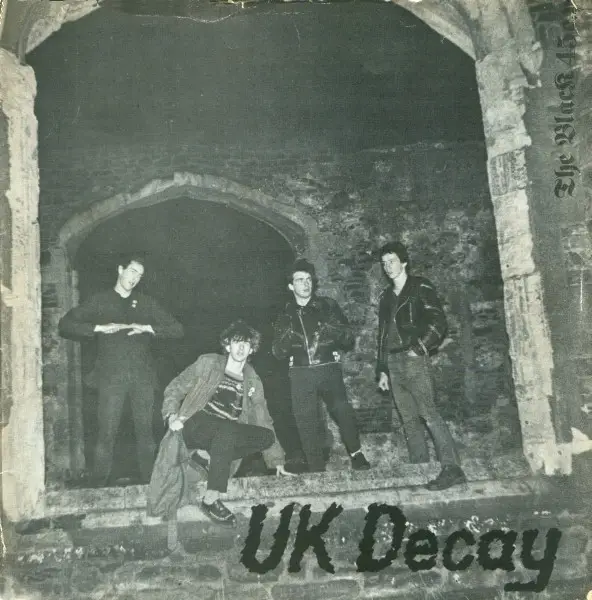 UK DECAY - The Black 45 e.p. - 7inch x 1