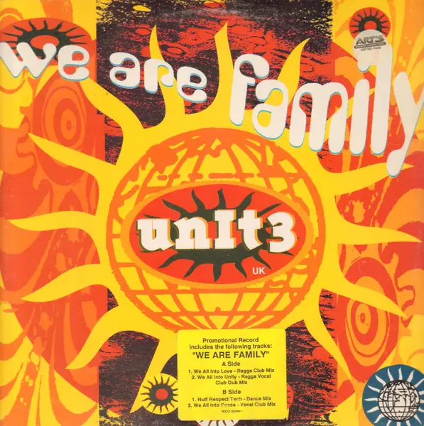 UNIT 3 UK - We Are Family - 12 inch x 1