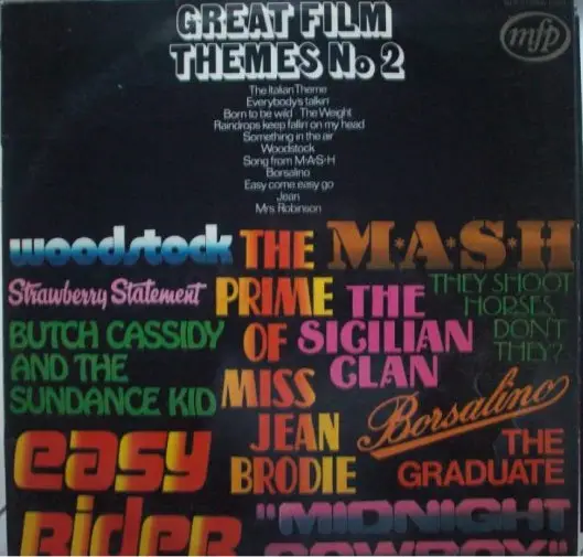 FILM SOUNDTRACK COMPILATION COMPILATION - Great Film Themes N°2 - Disque 33T