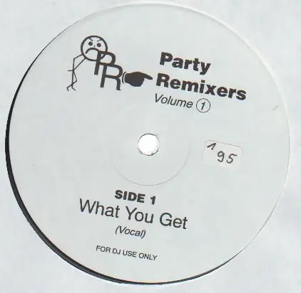 UNKNOWN ARTIST - Party Remixers (Volume 1) - Disque Maxi 45T