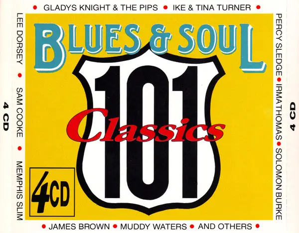 LITTLE RICHARD, IKE & TINA TURNER, CHUCK BERRY, A.O. - 101 Blues & Soul Classics - CD x 4