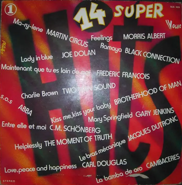 MARTIN CIRCUS / MORRIS ALBERT / JOE DOLAN - 14 Super Hits - Vol. 1 - LP