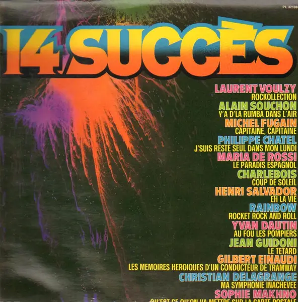 LAURENT VOULZY / ALAIN SOUCHON / CHARLEBOIS A.O. - 14 Succès - Disque 33T