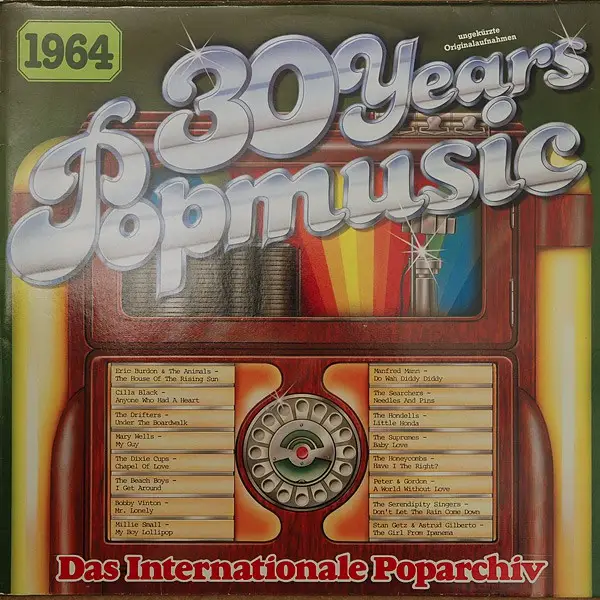 SURPREMES, MANFRED MANN, BEACH BOYS - 30 Years Popmusic 1964 - LP