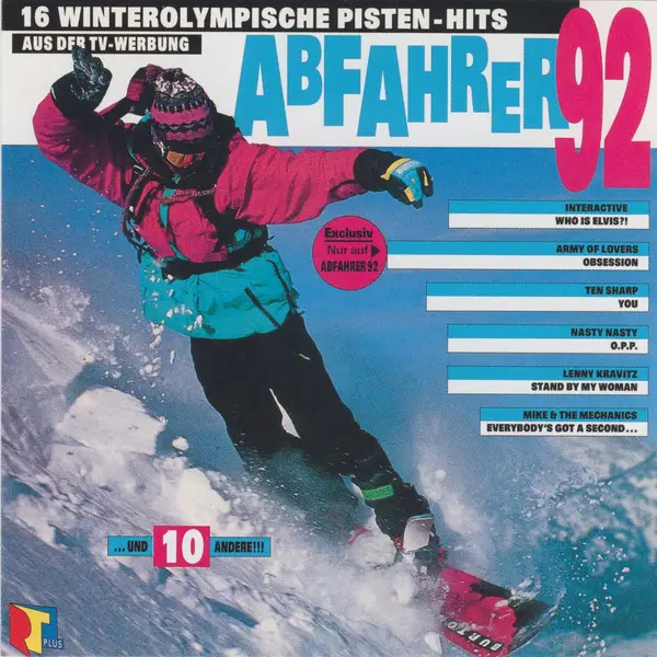 DIVINA, ADEVA, LENNY KRAVITZ, A.O. - Abfahrer 92 - 16 Winterolympische Pisten-Hits - Disque CD