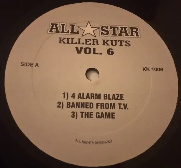 BLAZE, THE GAME, A.O. - All Stars Killer Kuts Vol.6 - 12 inch x 1