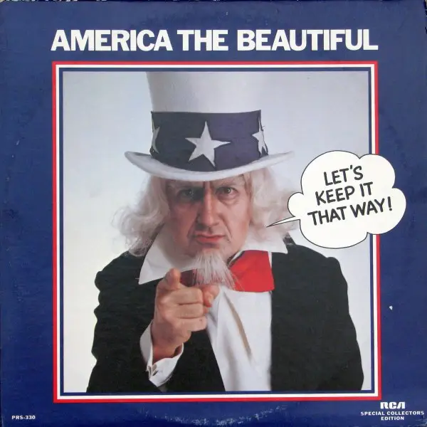 MORTON GOULD, CHET ATKINS, PERRY COMO, ETC - America The Beautiful (Let's Keep It That Way) - Disque 33T x 2