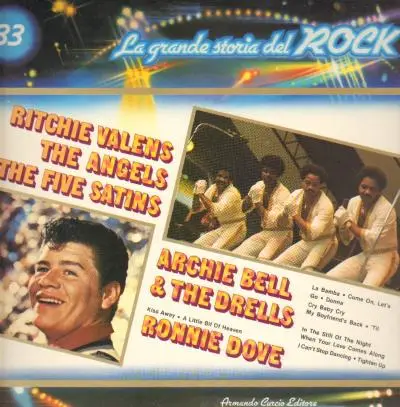 RITCHIE VALENS, THE FIVE SATINS, ARCHIE BELL - La Grande Storia Del Rock 33 - Disque 33T