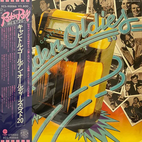 BOBBY DARIN, DEAN MARTIN, GENE VINCENT A.O. - Capitol Golden Oldies Best 20 (OBI + LYRIC INSERT) - LP