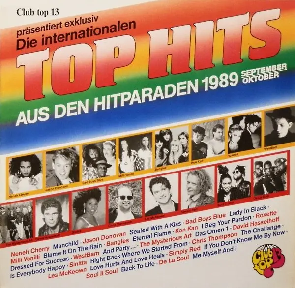 NENEH CHERRY / JASON DONOVAN / BAD BOYS BLUE - Die Internationalen Top Hits Aus Den Hitparaden 1989 - September/Oktober - LP