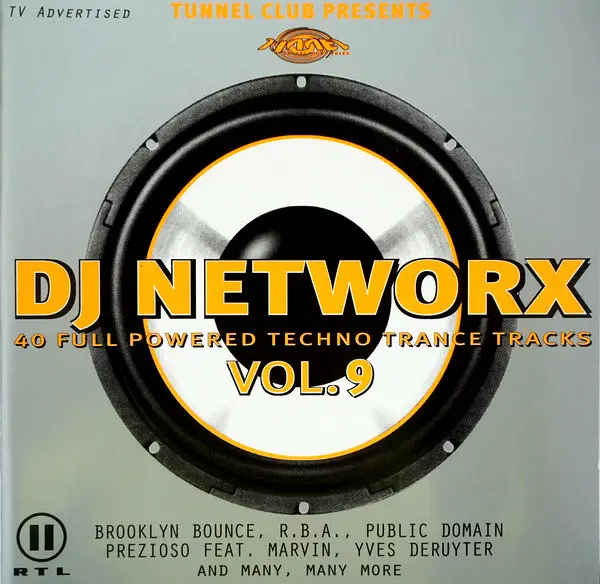 BROOKLYN BOUNCE, RBA, AROME - DJ Networx Vol. 9 - Disque CD x 2