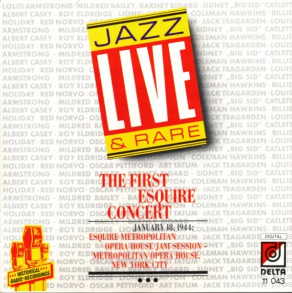 ARMSTRONG, TEAGARDEN, HAWKINS A.O. - Jazz-Live & Rare: The First Esquire Concert - Disque CD
