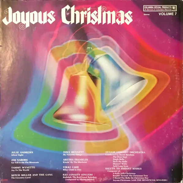 ARETHA FRANKLIN, TONY BENNETT, VIKKI CARR A. O. - Joyous Christmas  Volume 7 - Disque 33T