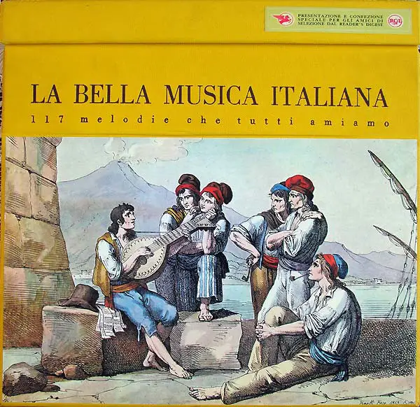 ENRICO CARUSO / GIOVANNI MARTINELLI / VERDI A.O. - La Bella Musica Italiana - 117 Melodie Che Tutti Amiamo - Coffret Disque 33T