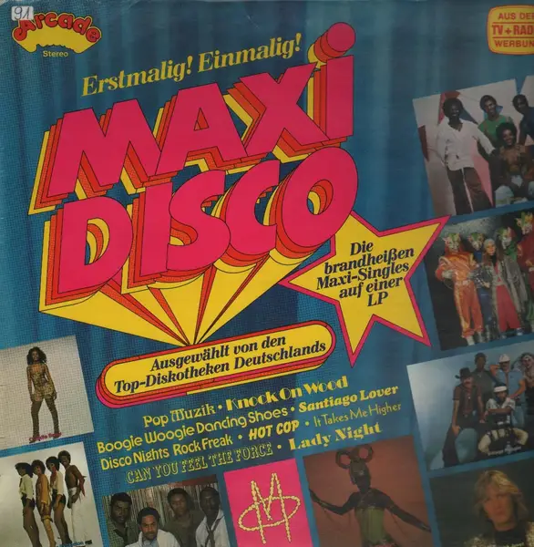 REAL THING, GANYMED, VILLAGE PEOPLE, A.O. - Maxi Disco - Disque 33T