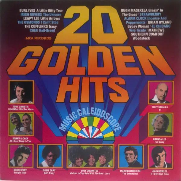 DUANE EDDY / SONNY & CHER / TELLY SAVALAS A.O. - Music Caleidoscope 20 Golden Hits - Disque 33T